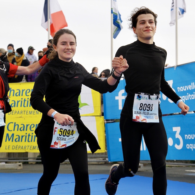 Finish marathon La Rochelle 2021